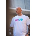 T-Shirt oversize heavy unisexe blanc MIAMI | BARBELL REGIMENT