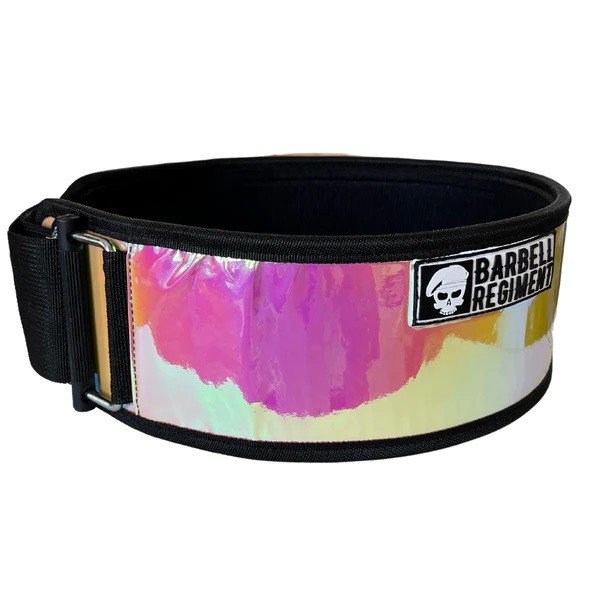 Ceinture haltérophilie multicolor Unicorn - Barbell Regiment — Rose · Taille S