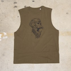 Muscle Tank homme vert kaki GORILLA OPS| VERY BAD WOD