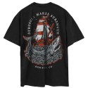 Unisex black oversized T-Shirt STRUGGLE MAKES STRENGTH| ROKFIT