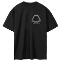 Unisex black oversized T-Shirt STRUGGLE MAKES STRENGTH| ROKFIT