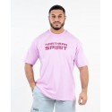 T-shirt unisexe NORTHERN SPIRIT oversize NS SMURF ROSE LAVANDE 