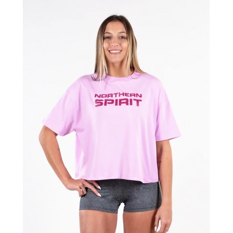 Crop Top oversize Rose lavande NS BAGGY TOP | NORTHERN SPIRIT