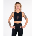 Training high chest bra NS THETA Black | NORTHERN SPIRIT