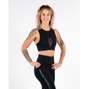 Training high chest bra NS THETA Black | NORTHERN SPIRIT