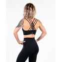 Training high chest bra NS THETA Black | NORTHERN SPIRIT