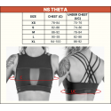 Guide des tailles Brassière NOIRE ajourée high chest NS THETA| NORTHERN SPIRIT
