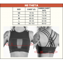Training high chest bra NS THETA Black | NORTHERN SPIRIT