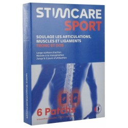 Pack of 6 patchs STIMCARE SPORT Trunk and back| STIMCARE SPORT