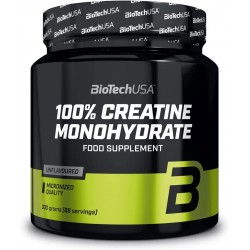 100 % Creatine monohydrate unflavoured 300 Gr |BiotechUSA