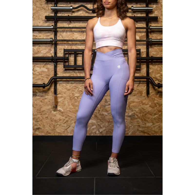 Legging entraînement BARBELL REGIMENT POCKET VICKY lilas