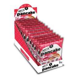 Pack de 12 Pancakes fourrés protéinés FRAISE | GO FITNESS NUTRITION