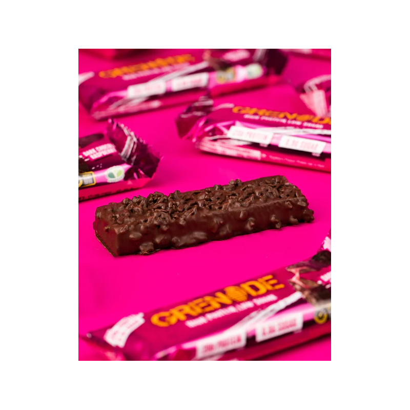 Grenade Carb Killa Barre Protéinée Chocolat Noir et Framboise - 60g