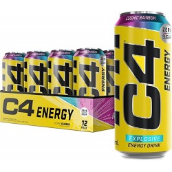 Booster Pre-workout C4 ENERGY - pack de 12 - Cosmic Rainbow  | CELLUCOR C4
