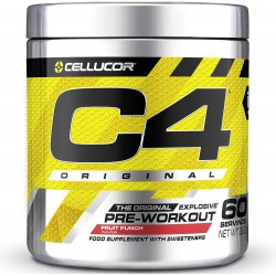 BOOSTER Pre Workout C4 ORIGINAL - 60 servings 390 Gr - FRUIT PUNCH | CELLULOR C4