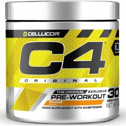 BOOSTER Pre Workout C4 ORIGINAL - 30 servings 204 Gr - ORANGE | CELLULOR C4