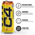 Booster Pre-workout C4 ENERGY - pack de 12 - Orange Slice | CELLUCOR C4