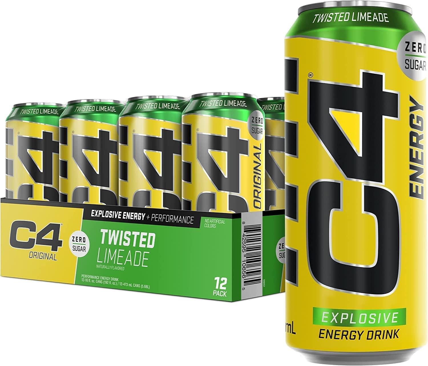 Cellucor C4 Performance Energy - Twistade Limade x12 — Twisted Limade · Taille Pack de 12 Canettes