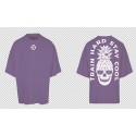 Unisex purple oversized T-Shirt TRAIN HARD STAY COOL | VERY BAD WOD