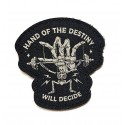 HAND OF DESTINY black woven velcro patch | VERY BAD WOD