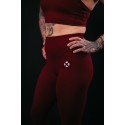 Legging taille haute Femme THE SOFTY rouge cardinal | VERY BAD WOD