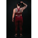 Crop bra CHELSEA model cardinal red| VERY BAD WOD