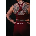 Crop bra CHELSEA model cardinal red| VERY BAD WOD