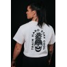 Crop top oversize blanc ivoire TRAIN HARD STAY COOL | VERY BAD WOD