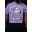 Crop top oversize violet HAND OF DESTINY | VERY BAD WOD