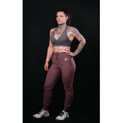 Jogger pant taille haute Femme THE FLEXY Purple Plum | VERY BAD WOD