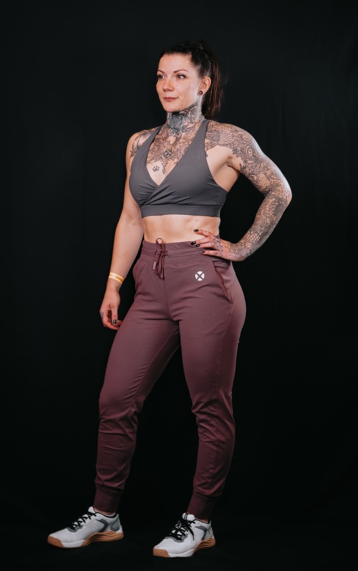 Jogger pant taille haute Femme THE FLEXY Purple Plum | VERY BAD WOD — Violet · Taille S