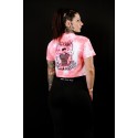Crop top oversize rose FRENCH WOD | VERY BAD WOD