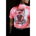Crop top oversize rose FRENCH WOD | VERY BAD WOD