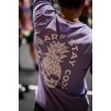 Unisex purple oversized T-Shirt TRAIN HARD STAY COOL | VERY BAD WOD
