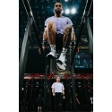 Unisex purple oversized T-Shirt TRAIN HARD STAY COOL | VERY BAD WOD