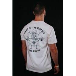 T-Shirt unisexe blanc HAND OF DESTINY | VERY BAD WOD