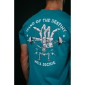 Unisex blue T-Shirt HAND OF DESTINY | VERY BAD WOD