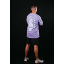 T-Shirt oversize unisexe violet TRAIN HARD STAY COOL | VERY BAD WOD