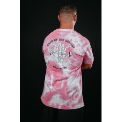 T-Shirt oversize unisexe rose TIE DYE HAND OF DESTINY | VERY BAD WOD