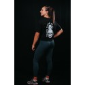 Unisex black oversized Crop Top HAND OF DESTINY | VERY BAD WOD