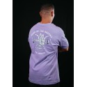 Unisex purple oversized T-Shirt HAND OF DESTINY | VERY BAD WOD