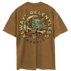 T-Shirt Homme marron ALWAYS RELENTLESS | ROKFIT