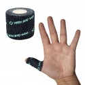 Pack de 5 Finger Tape protection doigts sport Noir