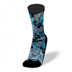 Blue workout Socks ROCK CAMO | LITHE APPAREL