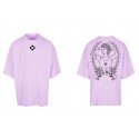 T-Shirt oversize unisexe rose clair STRONG BEAUTY | VERY BAD WOD