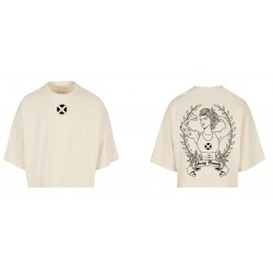 Crop top oversize blanc STRONG BEAUTY | VERY BAD WOD