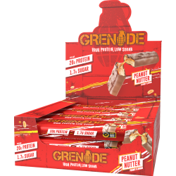 Pack of 12 MILK CHOCOLATE PEANUT NUTTER Protein Bars| GRENADE