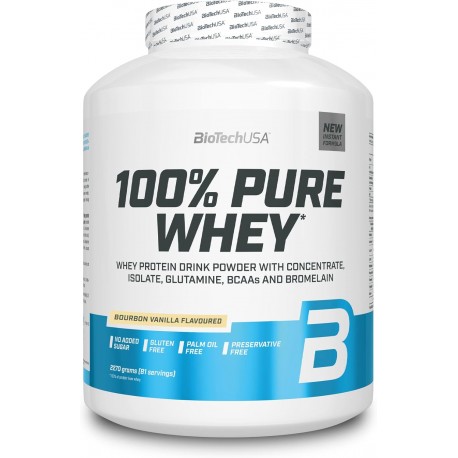 100% Pure Whey VANILLA BOURBON 2270 Gr | BioTechUSA