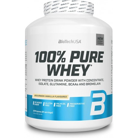 Protéine 100 % Pure Whey VANILLE BOURBON 2270 Gr | BioTechUSA
