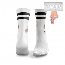 Snocks Chaussettes Femme Blanche 35 38 (Lot de 4) Chaussettes